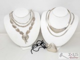 (6) .925 Necklaces, 256g