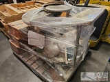 Lockerbie Potters Kick Wheel with Boxes of Laguna Clay