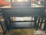 black dresser 2 drawers