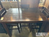 dining room table with 3 chairs