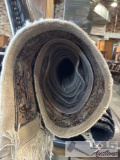 Rolled up house rug