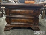 vintage table with 2 drawers
