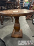 small wood end table