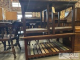 2 end tables and 1 big table all match