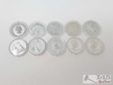 (10) Silver Coins