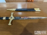 2 USMC swords & dagger & Vietnam commemorative knife