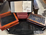 Stamp Collection Albums & Coin Show Cases