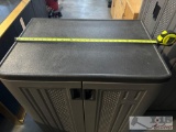 2 Gray Suncast Plastic Cabinets