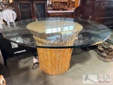 Glass Table Top with Base