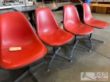 (4) Red Chairs