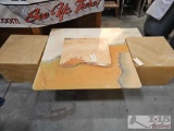 Stone Coffee Table and 3 End Tables