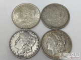 (4) Morgan Silver Dollars