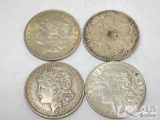 (4) 1921 Morgan Silver Dollars