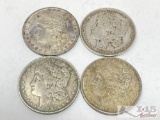 (4) Morgan Silver Dollars
