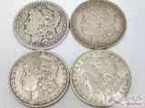 (4) 1883-1904 Morgan Silver Dollars