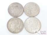 (4) 1921 Morgan Silver Dollar