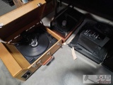 3 Record Players and Pair of Teac Speakers