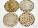 (4) 1921 Morgan Silver Dollars