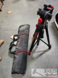 Red Accent Tripod with Case