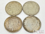 (4) 1921 Morgan Silver Dollars