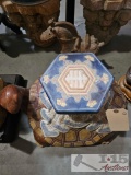Tortoise and Horse Statues