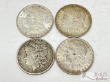 (4) 1886-1896 Morgan Silver Dollars