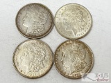 (4) 1921 Morgan Silver Dollars