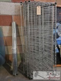 Metal Wire Shelving Unit with 6 Shelves