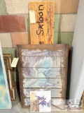 (3) Wooden Wall Decor & Picture