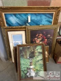 (9) Framed Wall Art