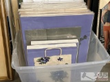 (8) Box Framed Retail Bags with Extra Box Frames