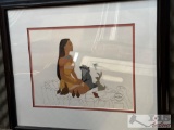 Disney Animation Art & Other Framed Pictures