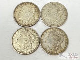 (4) 1921 Morgan Silver Dollars