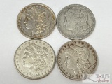 (4) 1885-1900 O Morgan Silver Dollars