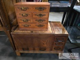 (2) Antique Cabinets