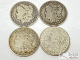 (4) 1888-1921 Morgan Silver Dollars