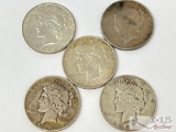 (6) 1923-1935 Silver peace Dollars