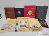 (4) Binder Stamp Collection