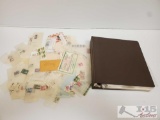 Stamp Collection with Binder