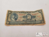 El Banco De Mexico Bank Note