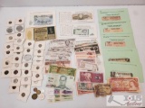 Bank Notes And Coins