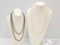 (2) Pearl Necklaces