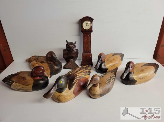(8) Tom Taler Wooden Duck Collection