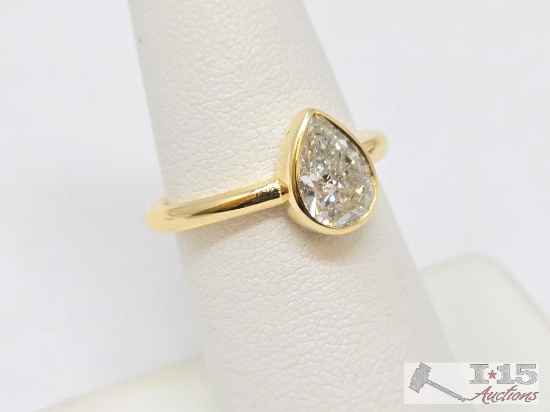 14K Gold Diamond Ring, 4.20g