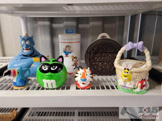 (7) Ceramic Cookie Jars