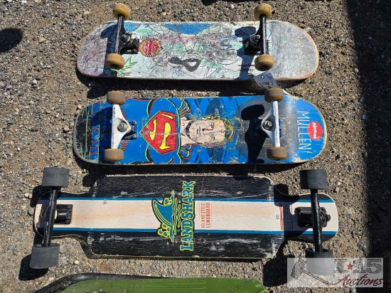 (3) Skateboards