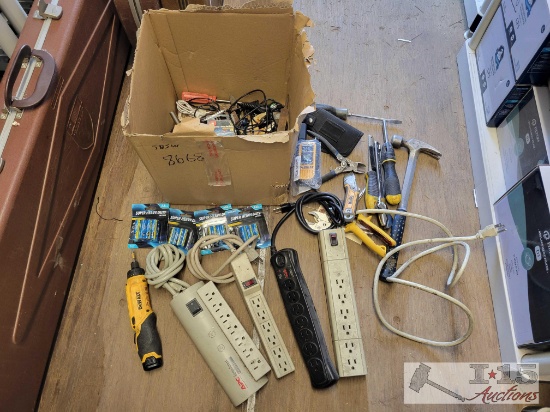 Hand Tools, Power Strips, Walkie Talkie, Batteries