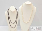 (2) Pearl Necklaces