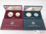 (2) 1992 United States Mint Sets, 90% Silver