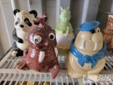 (4) Metlox Cookie Jars